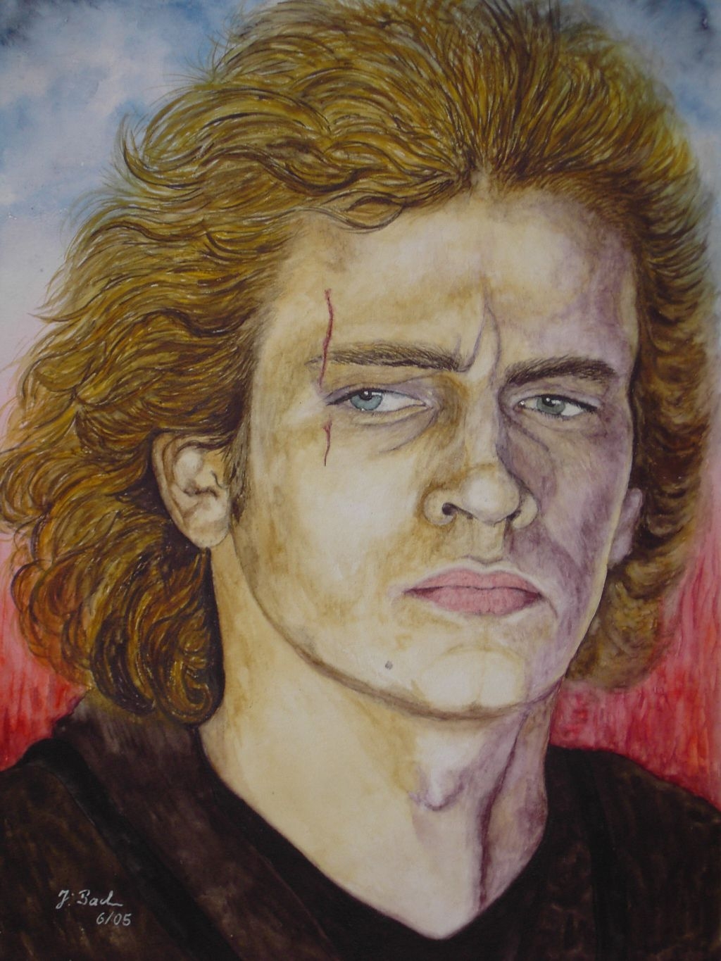 Anakin Skywalker 2 gespielt von Hayden Christensen in dem Film Star Wars III
