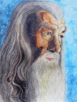 Gandalf der Graue 3 gespielt von Ian Mckellen in Herr der Ringe 1