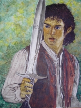 Frodo 2 gespielt von Elijah Wood in Herr der Ringe 1