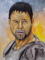 Gladiator gespielt von Russel Crow in dem Film Gladiator