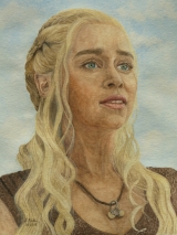 Daenerys Targaryen gespielt von Emilia Clarke in der Serie Game of Thrones