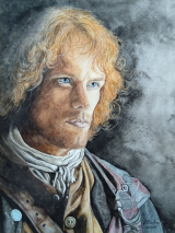 Jamie Fraser gespielt von Sam Heughan in der Serie Outlander