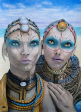 Pearls, Kaiser Haben-Limai und Kaiserin Aloi aus Valerian - Die Stadt der Tausend Planeten