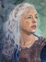 Lagertha (gealterte Kriegerin)  gespielt von Katheryn Winnik in der Serie Vikings