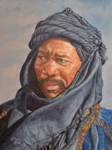 99.009_Azeem, gespielt von Morgan Freeman im Film Robin Hood - König der Diebe