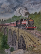 Der Hogwarts-Express aus den Harry Potter Filmen