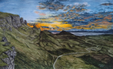 Quaraing Isle of-Skye, Februar 2021